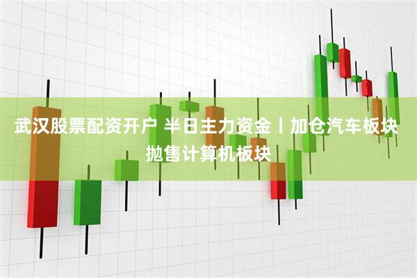 武汉股票配资开户 半日主力资金丨加仓汽车板块 抛售计算机板块